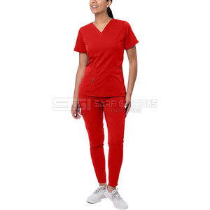 Uniforme Médico Personalizable al por Mayor, Modelo OEM, Conjunto de Uniforme de Trabajo de Alta Calidad para Hospital, Estilo Jogger, Unisex, para Verano - Product Image 1