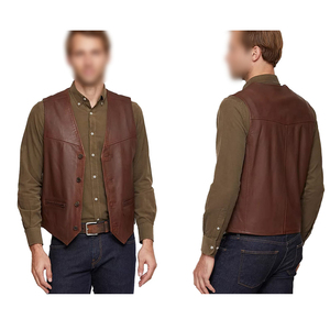 Chaleco de moto de cuero genuino para hombre 2022, la mejor calidad, transpirable, ajustado, diseño, cremallera oblicua, superventas, ropa exterior de invierno - Product Image 3