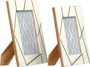 Marco de Fotos Único de Resina, Incrustaciones y Latón, Marco de Fotos Moderno de faizacraft - Product Image 2