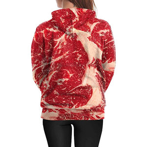 Sudaderas con capucha de sublimación para mujer, Jersey transpirable de talla grande, temporada de invierno con cuello con capucha, servicio OEM - Product Image 3