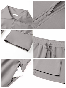 Traje de jogging informal con logotipo personalizado OEM para mujer Sudadera con capucha y pantalones de chándal de algodón de invierno Chándal de 2 piezas con estilo Jogger - Product Image 6