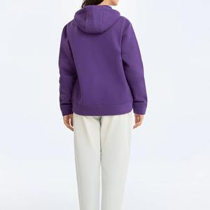 Sudaderas cortas con cremallera para mujer, sudadera de invierno personalizada, precio al por mayor, sudaderas transpirables para mujer - Product Image 2
