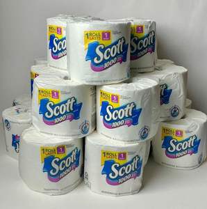 กระดาษ100% 36ม้วน1000กระดาษชำระแบบม้วน1000แผ่นต่อม้วนซื้อในสต็อก - Product Image 1