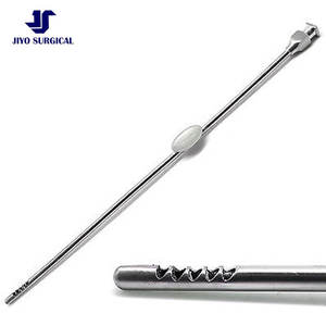 Instrument chirurgical d'acier inoxydable de canule d'aspiration de Novak de catégorie médicale pour l'OIN précise de la CE d'enlèvement de fluide approuvée - Product Image 1