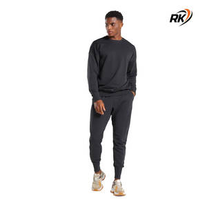 ชุดวอร์ม2ชิ้นสำหรับผู้ชายเสื้อผ้าฝ้าย100% ระบายอากาศลำลองชุดวอร์มสำหรับนักกีฬา - Product Image 1