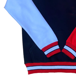 Sweat-shirt unisexe à col rond personnalisé pour l'hiver, Black Lives Matter, logo en chenille OEM, lavage à l'acide, broderie 3D, détails côtelés - Product Image 6