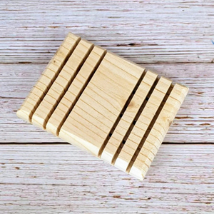 Fabuleux porte-savon en bois naturel porte-savon élégant pour accessoires de salle de bain et de cuisine Design élégant Qualité supérieure - Product Image 2