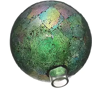 Produk baru 15cm 20cm bola cermin Globe ornamen meja kaca mosaik untuk dekorasi Natal dengan harga terbaik