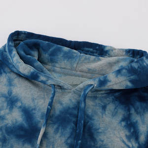 Pulls à capuche en molleton tie-dye pour hommes, 100 % coton, de qualité supérieure, coupe ample, coupe-vent, collection hiver 2025 – Vente en gros - Product Image 3