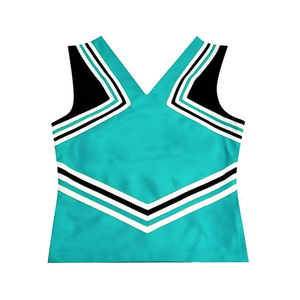 Uniformes de Porristas Personalizados para Mujer, Talla Adulto, 2025, Nombre del Equipo Personalizado, Impresión por Transferencia de Calor, 100% Poliéster, 180g - Product Image 2