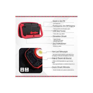 USB Rechargeable Waterproof Shockproof <b>LED</b> Flashlight Adjustable Magnetic Hanging <b>Work</b> <b>Light</b> - Product Image 5