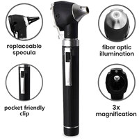 High Quality Customizable Mini Manual Fiber Optic Otoscope Medical Diagnostic Tool Stainless Steel MOL Certified Jackbilly