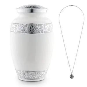 Urnes en métal décoratives pour des présentations intérieures élégantes avec une construction robuste et un design classique, adaptées à un usage quotidien - Product Image 4