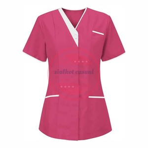 Hauts de gommage pour femmes de haute qualité hauts de gommage confortables pour infirmière hauts de gommage personnalisés - Product Image 3