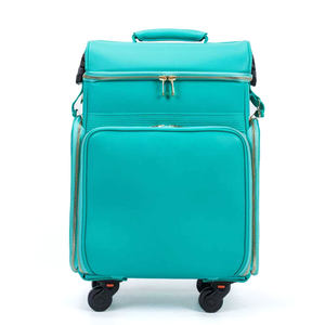 KONCAI-<span class=keywords><strong>Maleta</strong></span> de <span class=keywords><strong>uñas</strong></span> plegable <span class=keywords><strong>con</strong></span> ruedas de viaje <span class=keywords><strong>para</strong></span> salón de belleza - Product Image 1