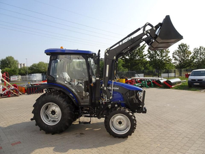 Nouveau tracteur agricole puissant de 55 CV à 4 roues motrices avec boîte de vitesses et moteur pour l'agriculture moderne, le travail des champs, le labour et la gestion des cultures - Product Image 1