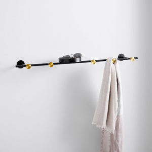 Lovely Design Vintage Adjustable Metal <b>Wall</b> Hooks Gold Color Home Living Room Decorations Coat Hat Keys Handmade <b>Towel</b> Clothing - Product Image 3