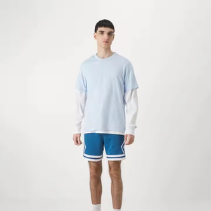 Nouveautés Short de jogging unisexe en maille de basket-ball avec logo brodé haut de gamme Short de polyester à sublimation avec logo personnalisé - Product Image 2