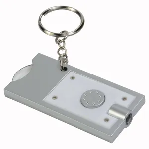 Portachiavi Personalizzato 11901 con Luce e Token, Moschettoni e Portachiavi Promozionali - Product Image 2