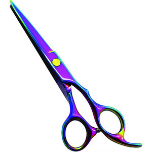 Ciseaux de barbier légers avec prise confortable, excellents pour les professionnels de salon et la coupe de cheveux personnelle à domicile. - Product Image 4