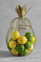 Ensemble de 3 boîtes de rangement personnalisées faites à la main avec finition dorée et blanche pour thé, sucre et café Accessoires de cuisine Produit pour la maison