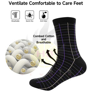 Medias deportivas transpirables de calidad superior para hombre, calcetines deportivos informales, calcetines deportivos personalizados de poliéster, precio al por mayor, calcetines deportivos para hombre - Product Image 3