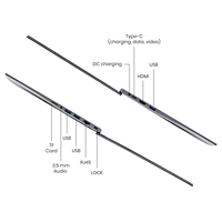 Neuerscheinung 14'' Laptop Intel Ultra 5 125H 24GB 512GB Metall-Notebook AI-Prozessor Doppellüfter Augenschonender Bildschirm