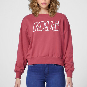 Sweat-shirts en molleton d'hiver pour femmes personnalisés, 100% coton, logo sur le devant, pull-over, service OEM - Product Image 5