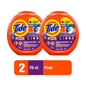 Tide Pods Paquete extra grande de 96 unidades con fórmula de limpieza avanzada Elimina la suciedad de la grasa y los olores diarios de la tela - Product Image 6