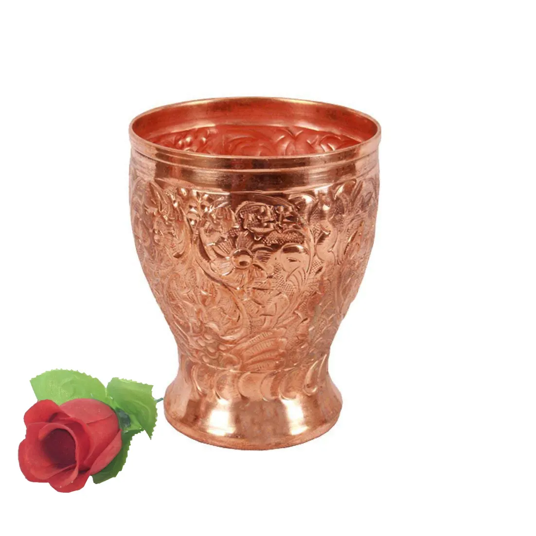 Juego de vasos de cobre para cóctel, vaso de cobre antiguo martillado para cerveza, personalizado