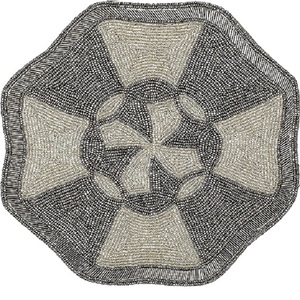 2023 meilleure vente produit en Polyester vert décoratif perle napperon ustensiles de cuisine produit Table à manger tapis décoratif pour la maison - Product Image 6