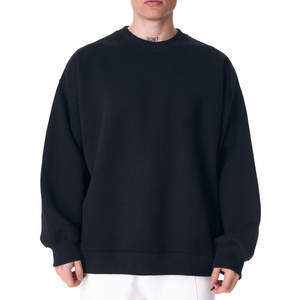 Sudaderas de invierno de algodón 100% de alta calidad para hombre con logotipo personalizado Jersey de cuello redondo a prueba de viento e impermeable para la venta en línea - Product Image 1