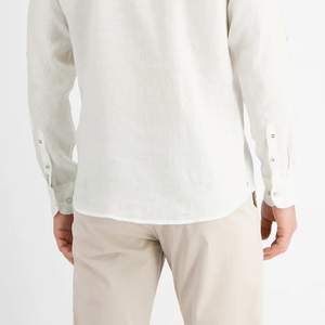 Camisa de hombre de moda de calidad de diseño personalizado precios al por mayor camisa de manga larga informal superventas OEM para la venta - Product Image 5