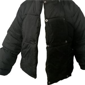 Veste d'hiver vintage imperméable à double boutonnage sur mesure, grande taille, pour homme et femme, en cuir de vache matelassé, col montant, bouton, épaisse, rembourrée - Product Image 4