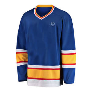 Maillot de hockey sur glace 100% polyester personnalisé de haute qualité vente en ligne vêtements d'équipe dans votre couleur préférée - Product Image 2