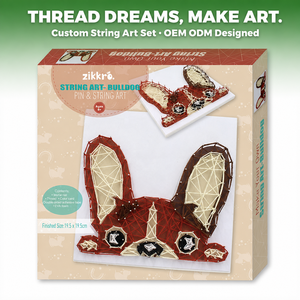 Kit de String Art Personnalisé : Renard, Attrape-rêves, Singe, Licorne, Chien – Jouet DIY d'Art au Trait pour Enfants – Fournisseur OEM ODM - Product Image 1