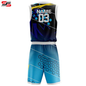 เครื่องแบบบาสเก็ตบอลโลโก้ตามสั่งแบบซับลิเมชันใหม่ล่าสุด - Product Image 2