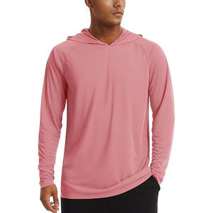 <b>Men's</b> UPF Rash Guard for Sun UV Protection <b>Hoodie</b> Quick Dry Hooded Shirts Running Climbing Walking 100% Polyester Hooded T Shirt - Product Image 6