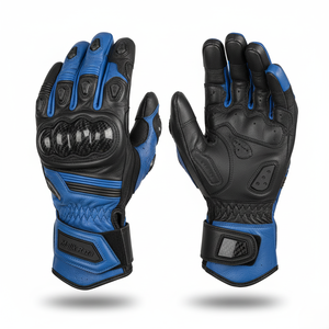 Gants en cuir pour moto sur mesure, taille XS-4XL, protection CE, prix de distributeur en gros - Product Image 3