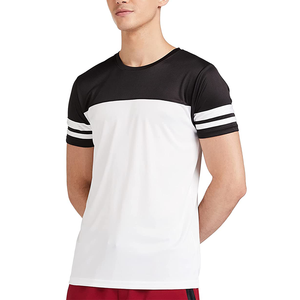 Camiseta deportiva de peso pesado con bordado en blanco de algodón 100% de alta calidad, camisetas de cuello redondo personalizadas con estampado DTG para hombres - Product Image 2