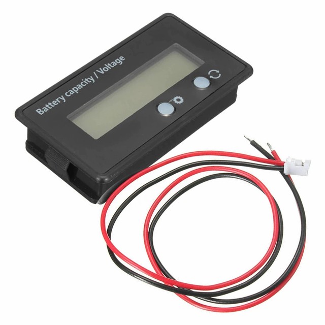 12V/24V/36V/48V Lead-Acid Lithium Battery GY-6S Power Monitor with Panel Mount