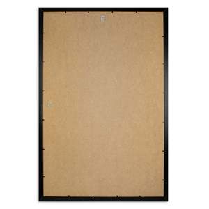 <b>Black</b> Pine Wood-Effect Poster <b>Frame</b> 61 X 91.5 cm Display Picture <b>Frame</b> for A1 A2 A3 <b>A4</b> A5 Sizes - Product Image 3