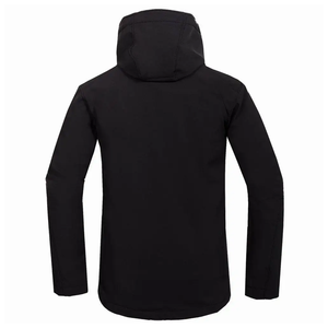 Men's Premium Quality Softshell Jacket Breathable High Street Dyed Wool Hooded Long <b>Canvas</b> Stand Winter New Condition Wholesale - Product Image 2