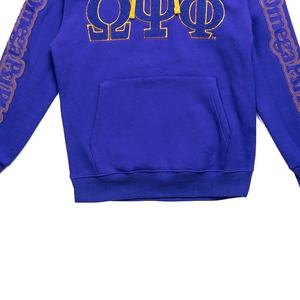 Noir Orange Sororités pull à capuche Université Logo porter 100% coton imprimé motif anti-rétrécissement tricoté polaire 340g automne - Product Image 6