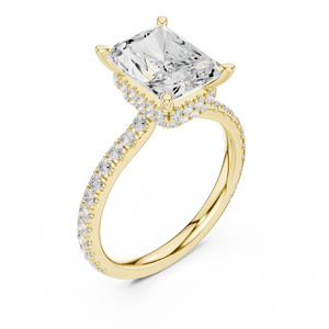 ROSA 14K Floral design <b>adjustable</b> <b>ring</b> for women - Product Image 5