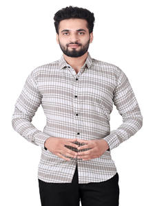 Camisa informal de diseñador para hombre de alta calidad, tela transpirable para exportación a precio mayorista - Product Image 4