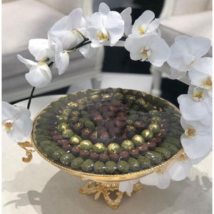 Bol à chocolat en métal doré de haute qualité avec poignée bol de service de décoration de table antique parfait pour les bonbons au chocolat bonbons - Product Image 6