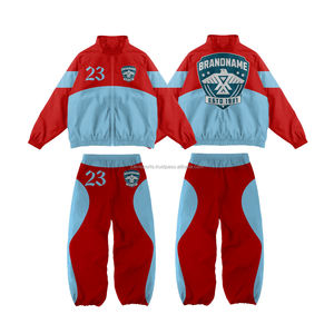 Survêtements d'extérieur coupe-vent légers et imperméables avec logo personnalisé de grande taille pour hommes ensemble de survêtement coupe-vent pour hommes ensemble coupe-vent - Product Image 2