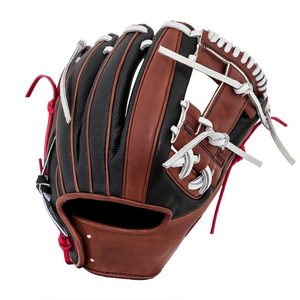 Best Quality Customized Leather Baseball Catching Gloves Left handed Hook And Loop Closure Custom Logo Catching Baseball Gloves - Product Image 2