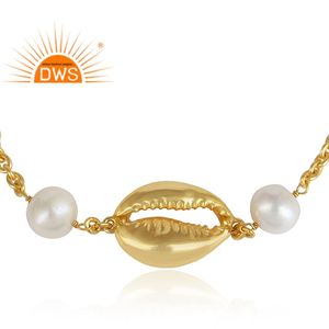Latest Handmade Design 18K Gold Plated Natural <b>Pearl</b> <b>Bracelet</b> Demi Fine Jewelry for Women Gift for Her - Product Image 3